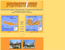 Tablet Screenshot of ferienwohnungen-private-sun.ferienwohnungen-insel-kreta.de